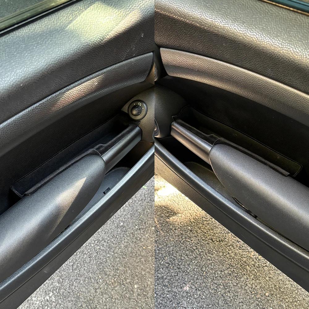 Car Flocking Door Armrest Storage Box Shell Slot For Mini Cooper R55 R56 R57 R58 R59 Phone Wallet Car Storage Auto Accessories