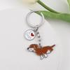 1 Pcs Women Bag Jewelry Pet Dog Golden Retriever Animal Dog Keychain Dog Pendant Pet Keyring Pet Keychain