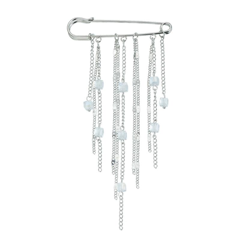 

Adjustable Waist Shaping Fringe Brooch Lightweight Alloy Pin Accessory For Clothing Decoration And Enhancement