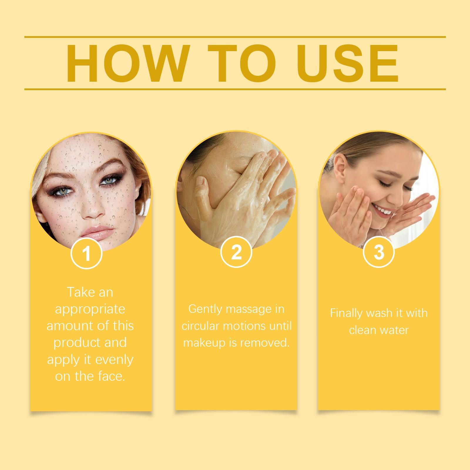 Крем для снятия макияжа Очищающий гель для глубокого очищения глаз и губ — фото 3