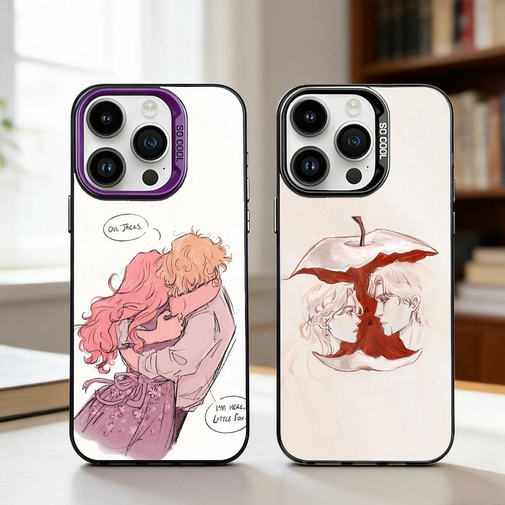 Once Upon a Broken Heart- OUABH Phone Case For iPhone17 16 15 14 13 12 Pro Max Grey Black Matte Laser Metallic Aurora Funda