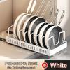 Kitchen Pull-Out Pot Rack Adjustable Cupboard Trays Dishes Partition Shelf with Slide Rails Organizer Tray Drawer Storage Racks