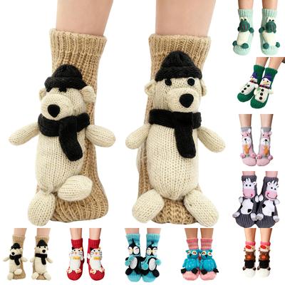 Women's Thick Knit  Proof Warm Casual Floor Carpet Socks