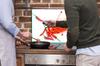 GLASS PROTECTIVE PLATE FOR STOVE 80x52 CHILLI