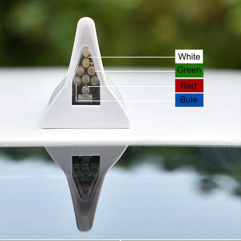 Shark Spin Light Truck Roof Light Shark Fin Design Warning Light 13.2*6.5*6cm Car Radio