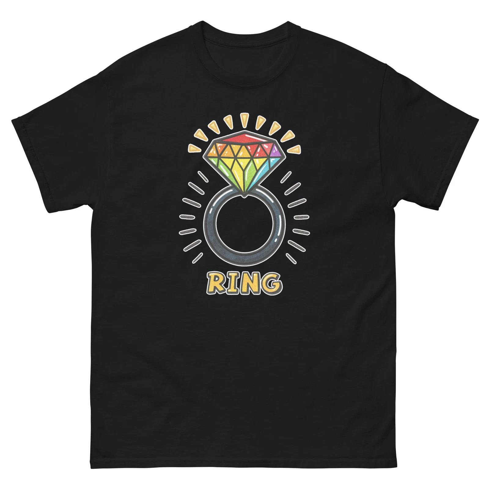 

Ring Popular Illustration Object T-Shirt 4XL