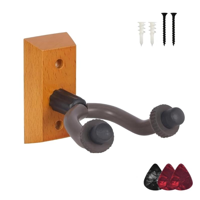 

Guitar Wall Hangers U-Shaped Guitar Hook Guitar Wall Mount Holder for Acoustics Electric Guitar, Bass, Mandolin, Banjos