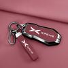 Zinc Alloy Leather Car Remote Key Cover For Xpeng X9 G6 Suede G9 P7I P5 Protector Keychain Shell Auto Car Accessories