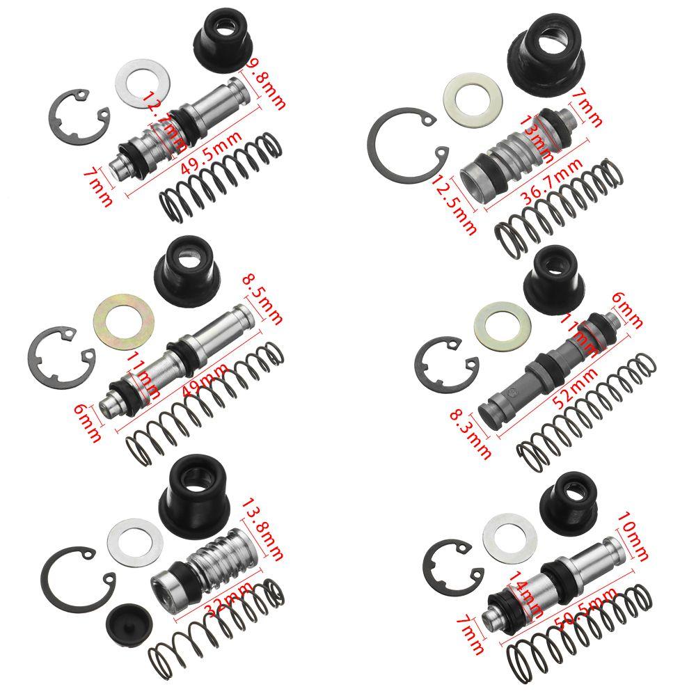 Motorcycle Clutch Brake Pump 11mm 12.7mm 14mm Piston Plunger Repair Kits Set Master Cylinder Piston Rigs Repair Accessories