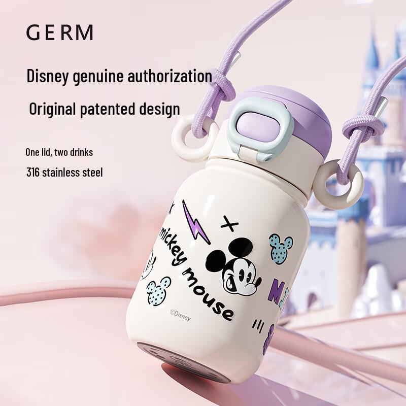GERM Mickey Mouse Cute Ear Insulated Water Bottle