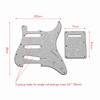 Electric Guitar Pickguard Set with Back Plate Screws Pick Guard for ST Style Guitars White Pearl