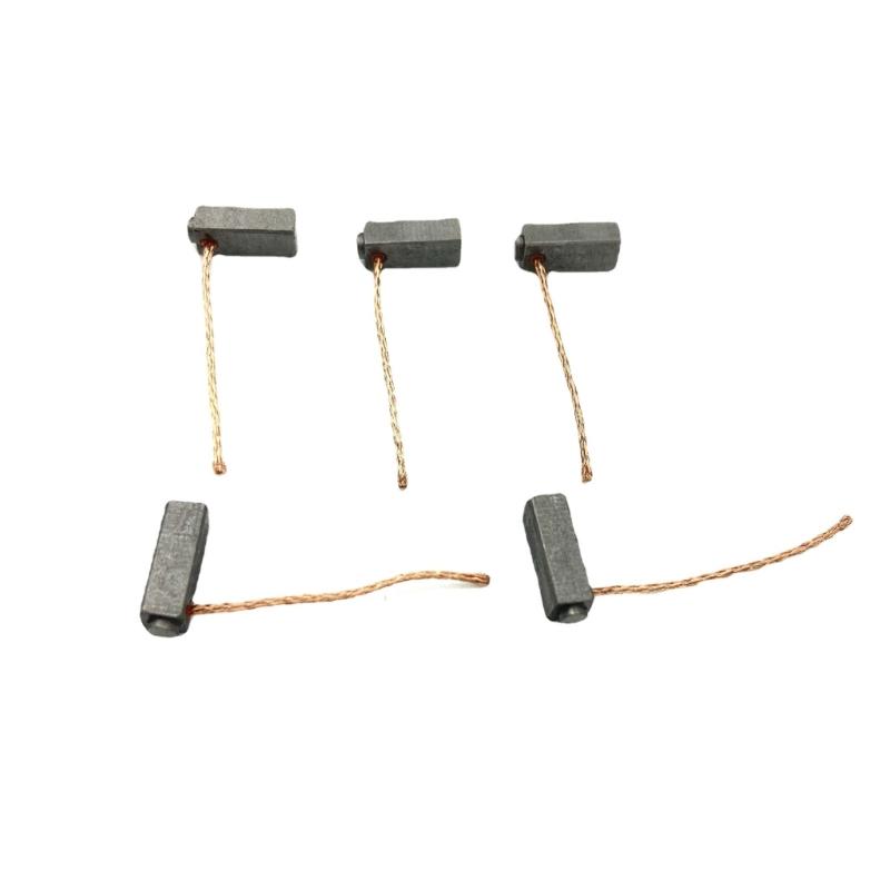 Heat Resistant Carbon Brushes Suitable for 24V Motors Conductivity Industrial Applications Repairing Part for Machine