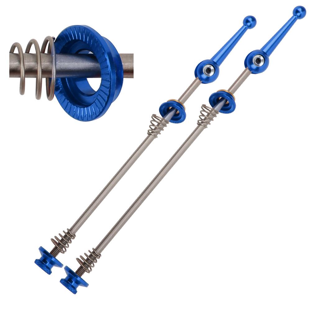 Levier Ax Rapid Bicicletă Munte Ax Titan Aliaj Titan Set Roți Pliabile Albastru