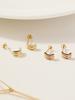 Minimalpiercing 14K Internal Mini Me Three-Row Ring Labret Piercing