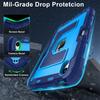 For iPad Mini (2024)/(2021) Case with Kickstand Strap Pen Slot Anti Drop PC + Silicone Tablet Cover