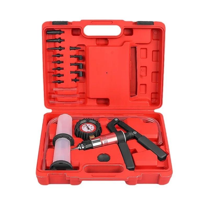 Kit Oil Change Power Steering Fluid Bleeding Tool Kit Hand Held Vacuum Pump Brake Bleeder Set Clutch Fluid Bleed Tester Tool
