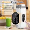 Electric Display Electric Juicer USB Rechargeable Ice Crusher Smoothie Blender  Home Use