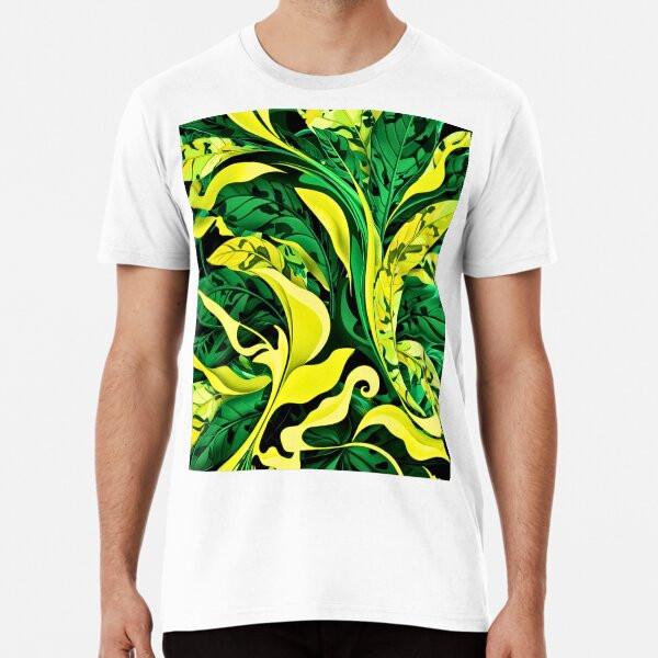 

Art Nouveau Camouflage: Organic, Bioluminesc S to 5XL Made in the AU/USA T-Shirt 2XL