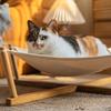 Removable Cat Loft Bed Wooden Wear-Resistant Cat Hammock Pet Hammock Space Saving Hammock Cat Bed