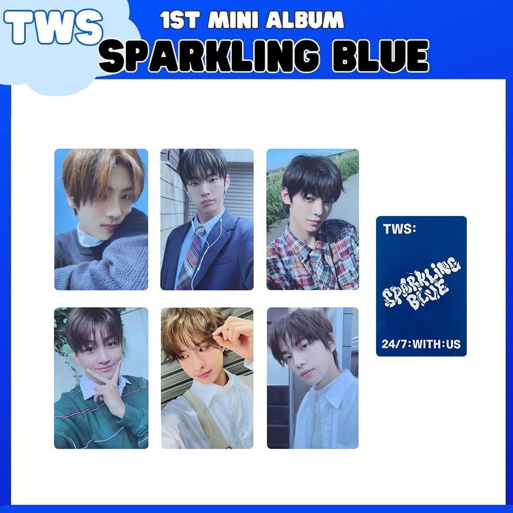 TWS Sparkling Blue Album Fotokarte - Zufällige SHINYU 42 Edition