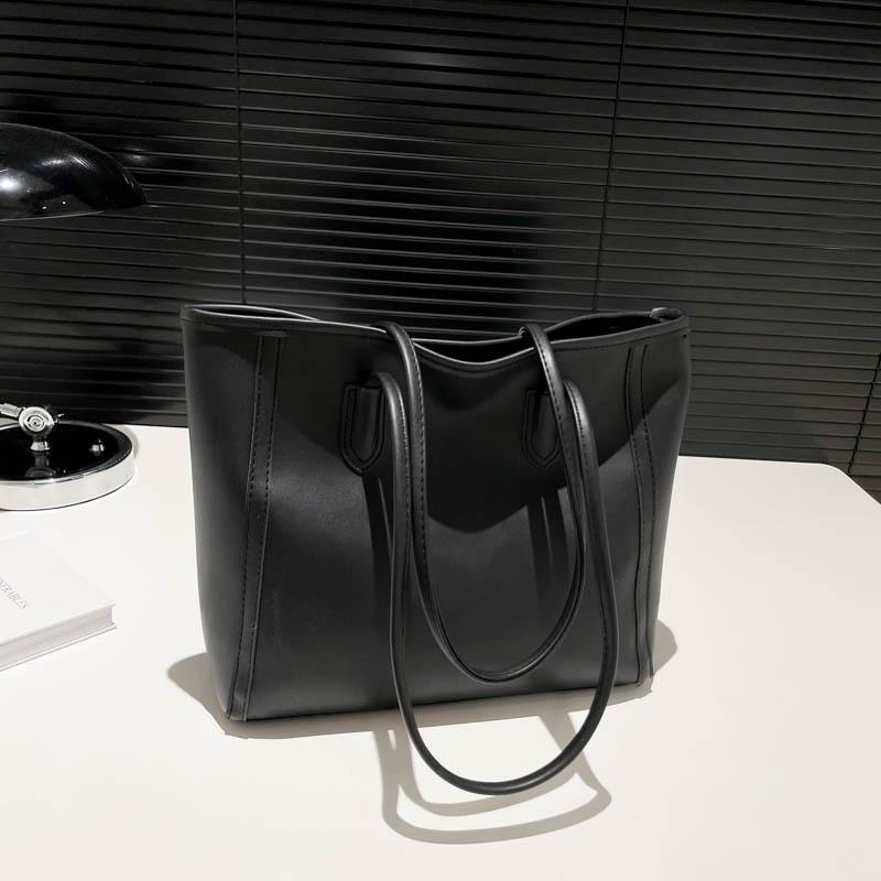 Retro large-capacity bag women's bag 2025 autumn new trendy versatile tote bag large-capacity shoulder commuter bag