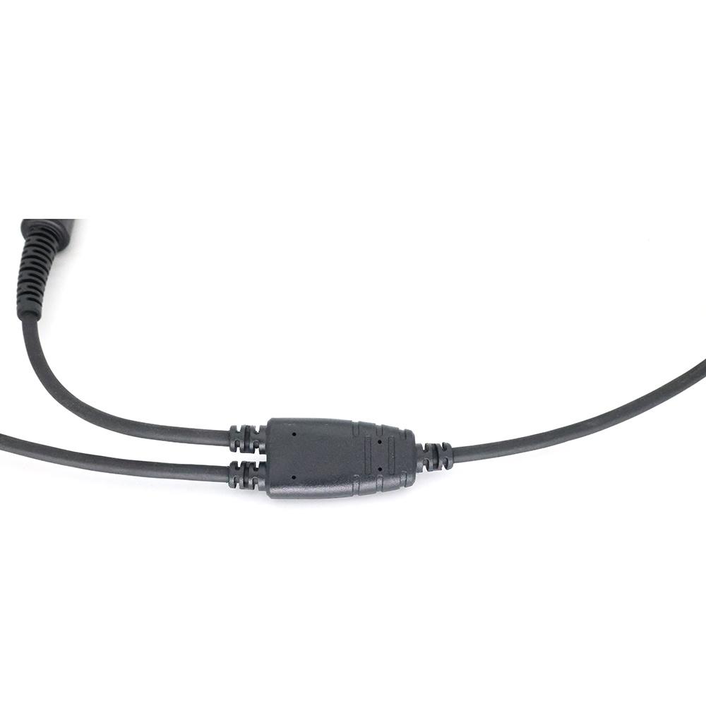 1 X Helicopter Aviation Headphone Adapter Cable For 7.1mm To GA Dual Plug 40cm