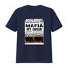 Gangster Mafia Hit Squad Tričko Městský Hip Hop Styl pro Mafie Nadšence vintage Vyprané Ležérní Streetwear Stylové Unisex Měkké