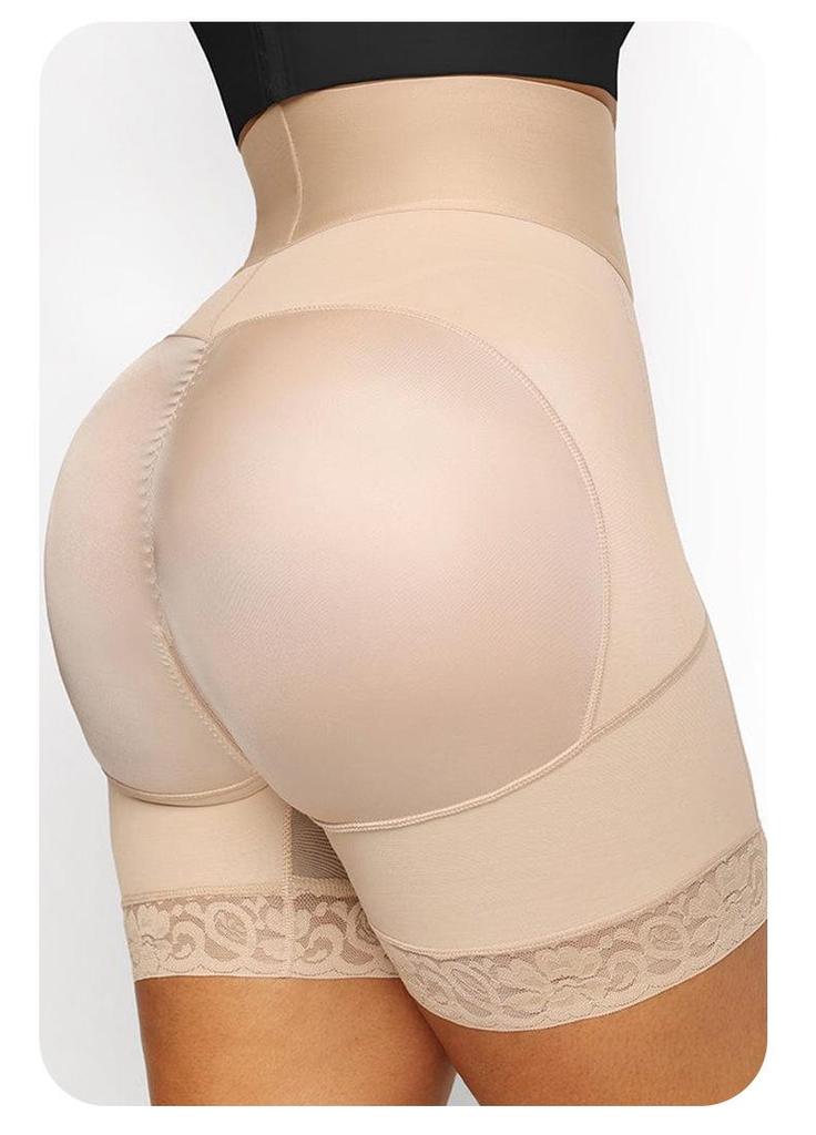 Three-Button Cross-Laced High-Waisted Shaping Pants - Plus Size Body-Shaping, Hip-Lifting, Waist-Cinching European and American Style.