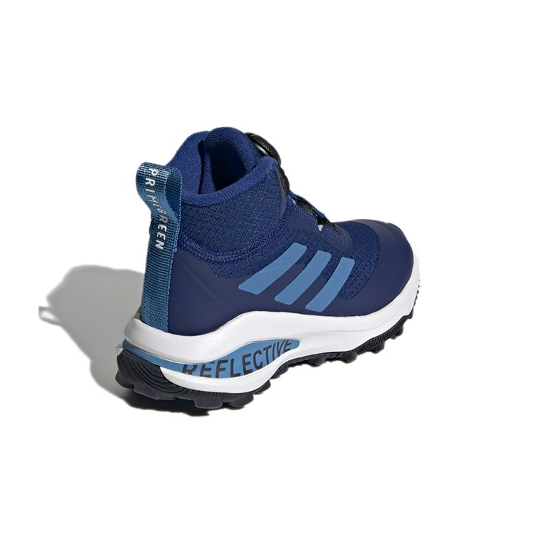 Adidas Fortarun Freelock All Terrain K Non-Slip Durable High-Top Running Shoes Kids Sneakers Indigo FZ5473
