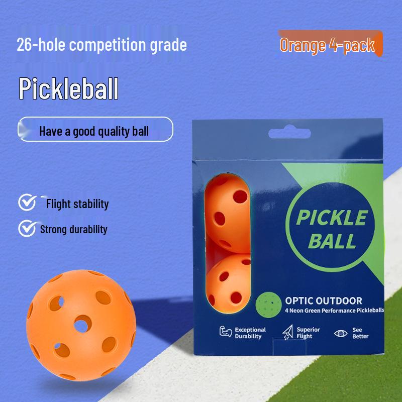 72mm 26-Hole Indoor/Outdoor Pickleball Practice Ball