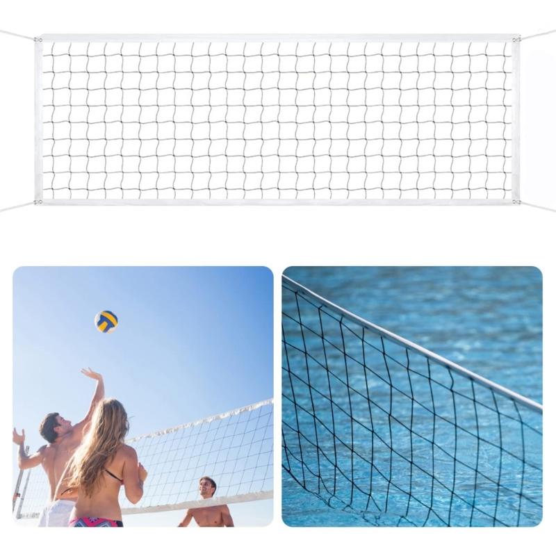 Simple Installation Professional Volleyball Net Indoor Outdoor Tennis Net for Backyard and Beach Activity