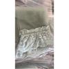 opp Simple over-the-knee lace-trimmed transparent colored thigh-high stockings