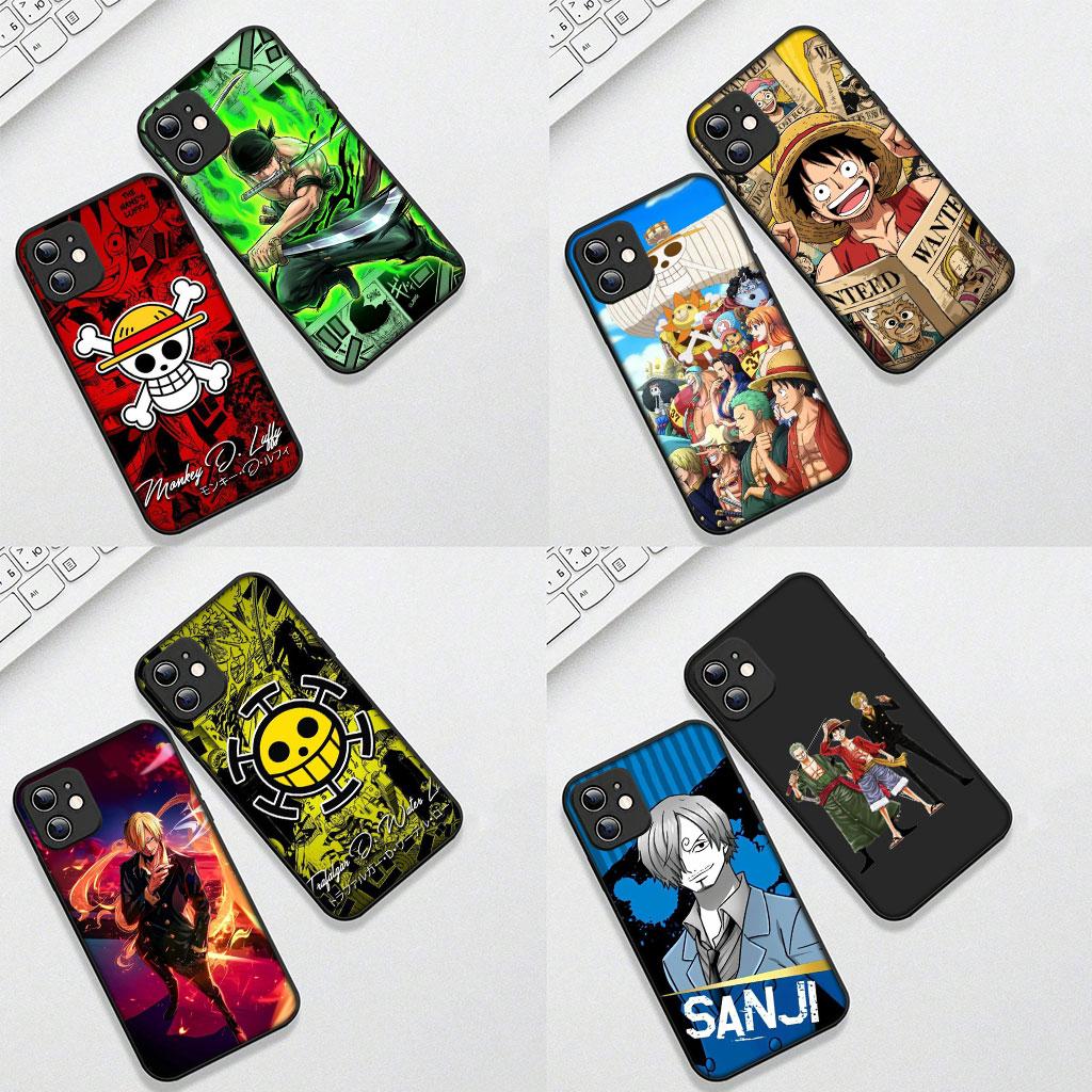 for Motorola Moto G86 G57 G67 G54 G24 G15 Power G13 G14 G34 G35 G45 G53 G55 G64 G75 G72 Case Sanji One Pieces Luffy Roronoa Zoro