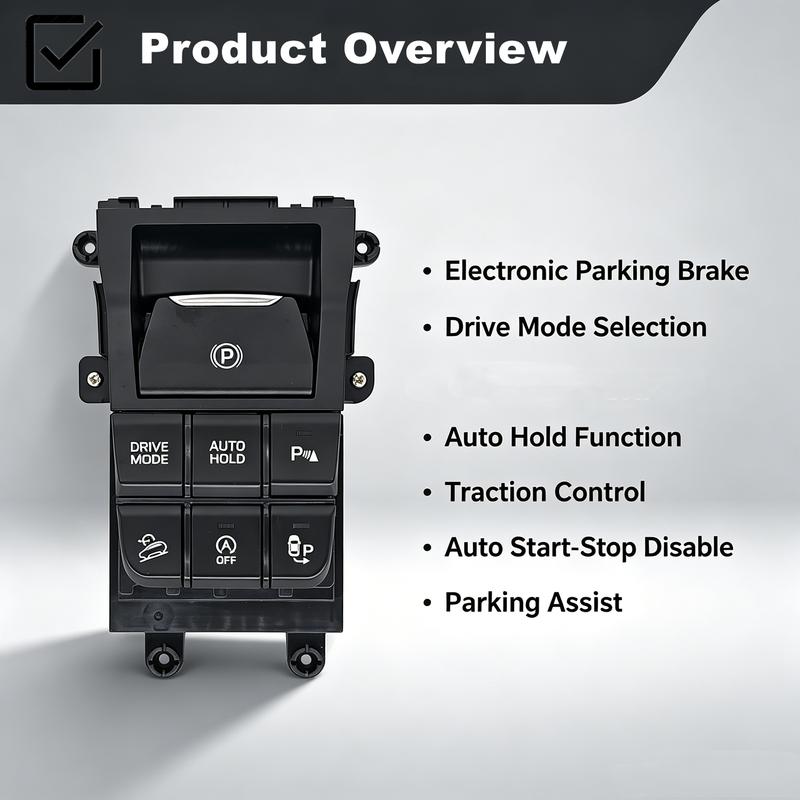 Electronic Handbrake Switch Parking Brake Button For Hyundai Tucson 2016-2017 93300-D3000