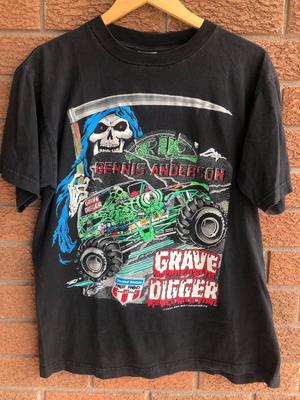 Vintage Grave Digger 1995 Cotton Unisex T-shirt Reprint Size S-5XL KH12369 Unisex T-Shirt