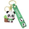 Cartoon China-Chic Bamboo Panda Key Chain Couple Backpack Pendant Car Doll Machine Small Gift