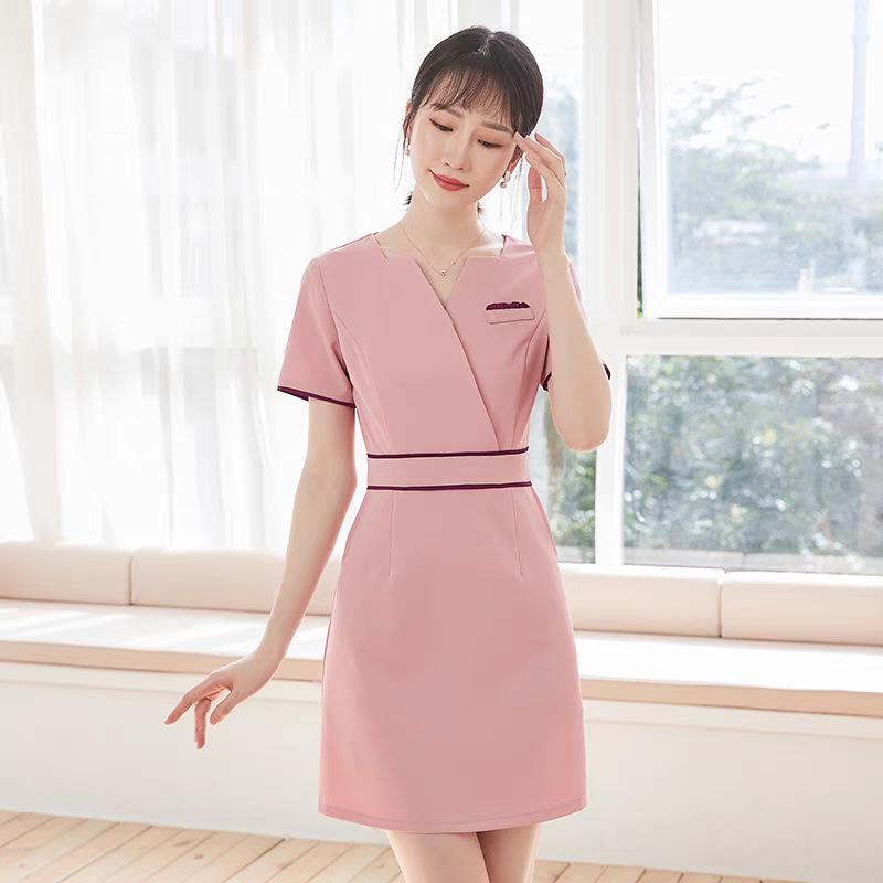 Summer Spa & Salon Technician Uniform for Beauty, Nail Art, Massage, and Skin Care