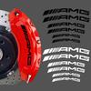 Voor AMG Mercedes-Benz remklauw auto stickers accessoires hoge temperatuur rem voor auto carrosserie raamglas bagage stickers.