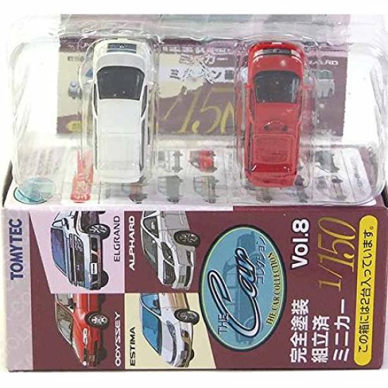 Tomytec The Car Collection Minivan Edition Elgrand Engine Single Item [2C] 1/150 Vol.8 White/Fire