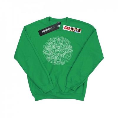 Mens Christmas Death Star Sweatshirt