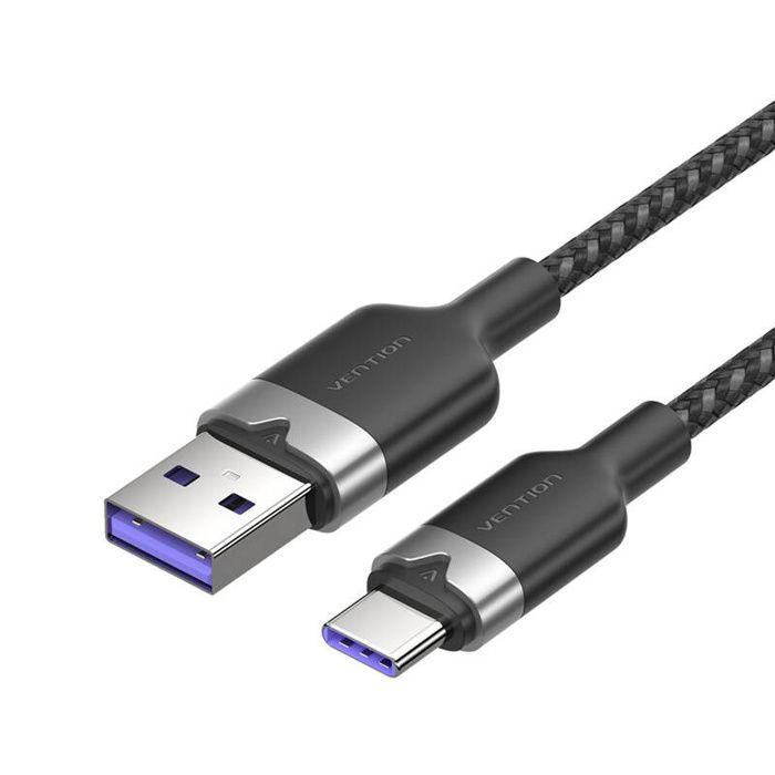 Câble Usb 2.0 A Vers Usb-C 6A Pour Android, Charge Rapide, 2 M