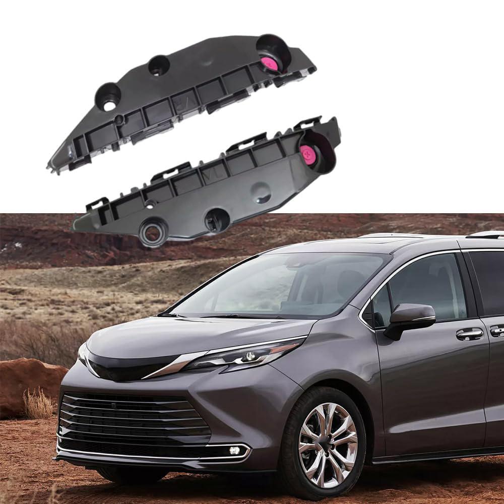 

Pair Front Left & Right Bumper Brackets Set For Toyota Sienna 2021-23 5214608030