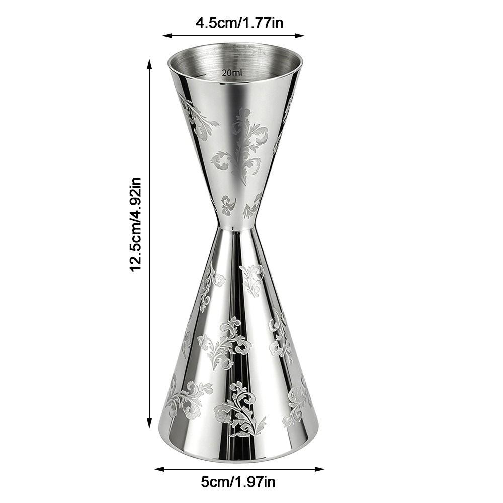 30/60ml Double Head Jigger Stainless Steel Bartending Jigger Durable Cocktail Jigger Cup Bartender