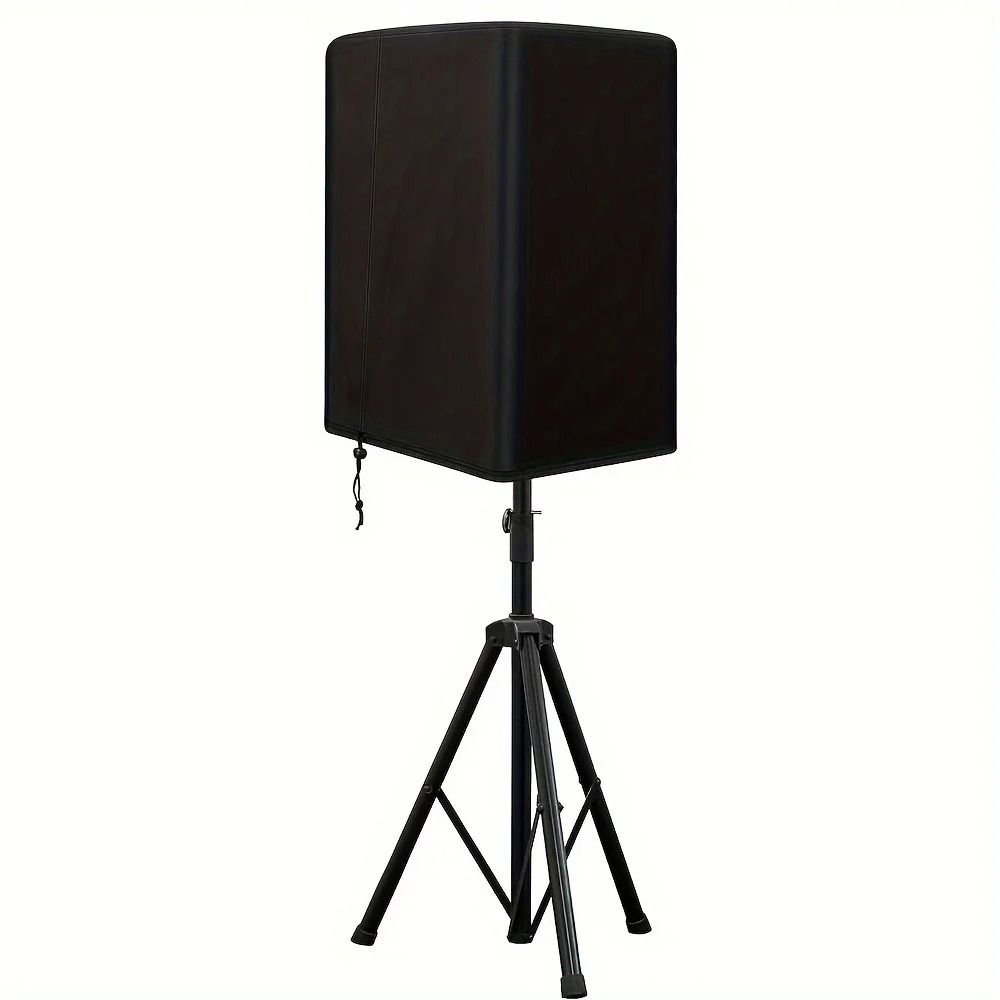 1Pcs Black Speaker Dust Protection Cover Polyester 210D Oxford Cloth UV-Protected Speaker Equipment Cloth Bag Waterproof