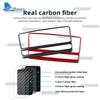Echte Weiche Carbonfaser-Zieraufkleber Für Mercedes Benz SLK R172 2011 2012 2013 2014 2015 2016 Auto Mittelkonsole CD-Panel