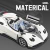 1/32 Pagani Zonda HP Barchetta Supersportwagen Legierungsauto Modell Sound und Licht Rückzug Kinder Spielzeug Sammlerstücke Geburtstagsgeschenk