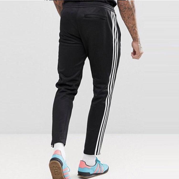 Adidas Originals Trefoil BB Track Pants International Version With Logo Embroidery Stripes Men Bottoms Black CW1269