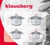 8-piece Steel Pot Set. 2.1/2.9/3.9/6.6L KLAUSBERG KB-7694