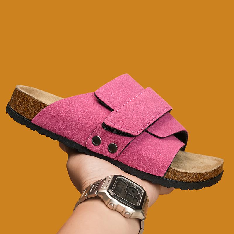 Classic Fashion Purple Mules for Men Women Outdoor Non-slip Beach Shoes Big Size 46 Summer Slippers Casual Men Pantuflas Hombre