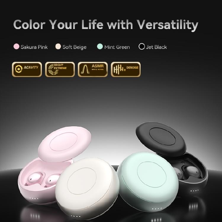 Invisible Sleep Wireless Headphone Invisible Sleep Earphone Bluetooth-Compatible Waterproof Headset Noise Blocking